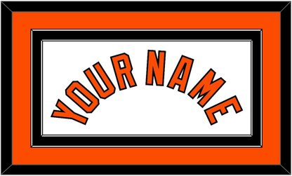 Baltimore Name - Home White - Signature Tier 2