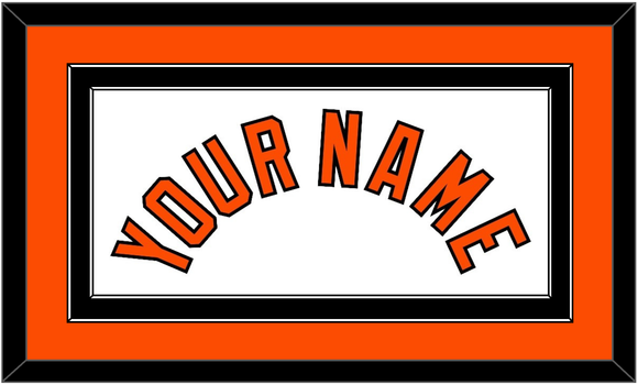 Baltimore Name - Home White (2004-2008) - Double Mat 2