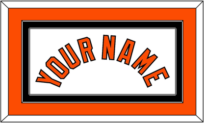Baltimore Name - Home White - Signature Tier 2