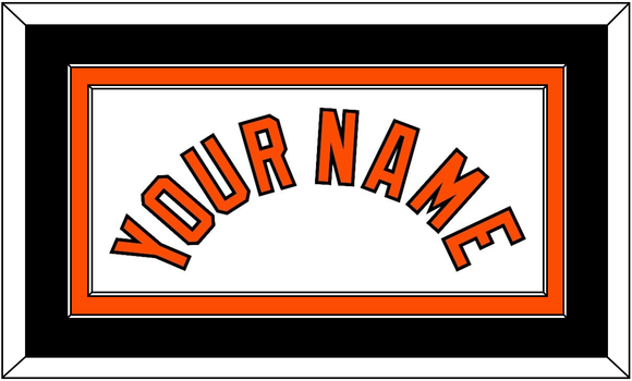 Baltimore Name - Home White (1971-1977) - Double Mat 3