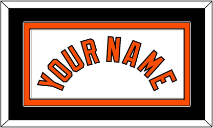 Baltimore Name - Home White - Signature Tier 3