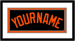 Baltimore Name - Alternate Black - Double Mat 1