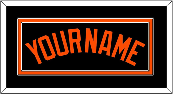 Baltimore Name - Alternate Black - Double Mat 2