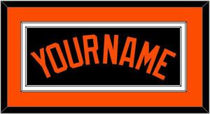 Baltimore Name - Alternate Black - Double Mat 3