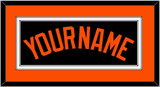 Baltimore Name - Alternate Black - Double Mat 3