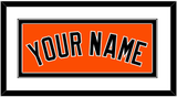 Baltimore Name - Alternate Orange - Double Mat 1