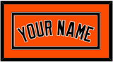 Baltimore Name - Alternate Orange - Double Mat 2