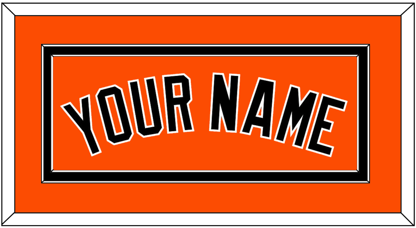 Baltimore Name - Alternate Orange - Signature Tier 2