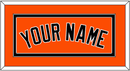 Baltimore Name - Alternate Orange - Signature Tier 2