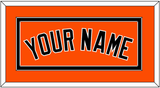 Baltimore Name - Alternate Orange - Double Mat 2