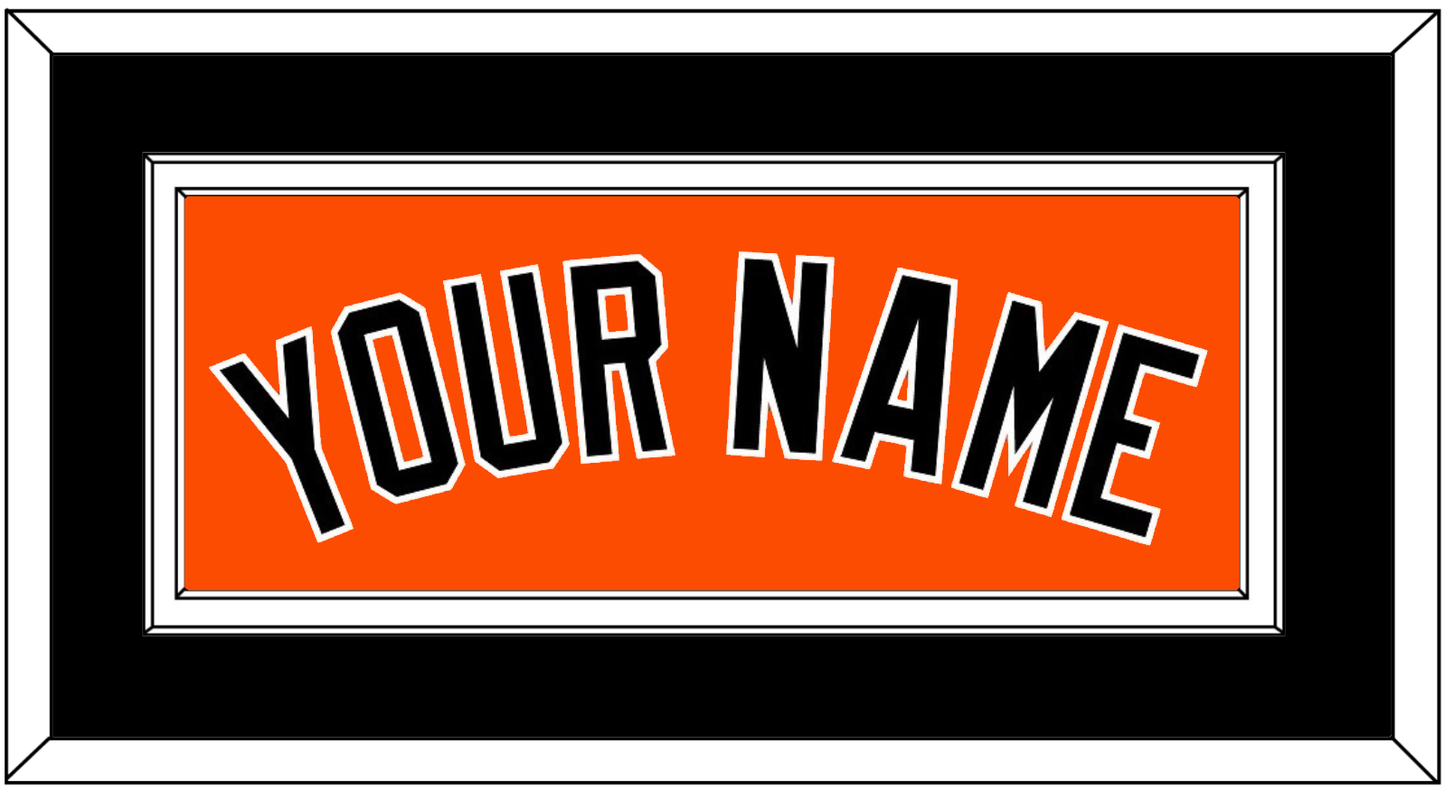 Baltimore Name - Alternate Orange - Signature Tier 3