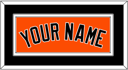 Baltimore Name - Alternate Orange - Signature Tier 3