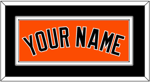 Baltimore Name - Alternate Orange - Double Mat 3