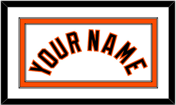 Baltimore Name - Home White (1998-2003) - Double Mat 1