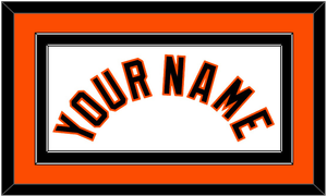 Baltimore Name - Home White (1998-2003) - Triple Mat 2