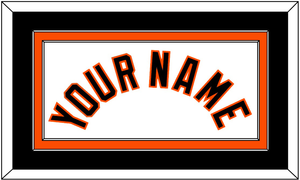 Baltimore Name - Home White (1998-2003) - Double Mat 3