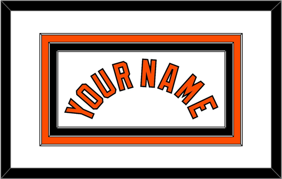 Baltimore Name - Home White (2004-2008) - Triple Mat 1