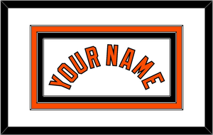 Baltimore Name - Home White (1971-1977) - Triple Mat 1