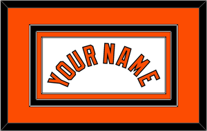 Baltimore Name - Home White (2004-2008) - Triple Mat 2