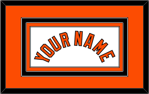 Baltimore Name - Home White (2004-2008) - Triple Mat 2