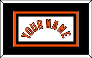 Baltimore Name - Home White - Triple Mat 3