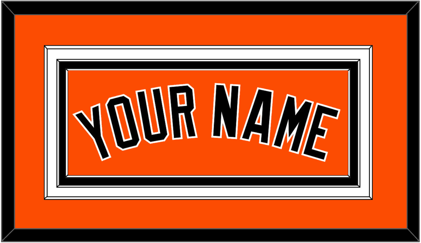 Baltimore Name - Alternate Orange - Premier Tier 2