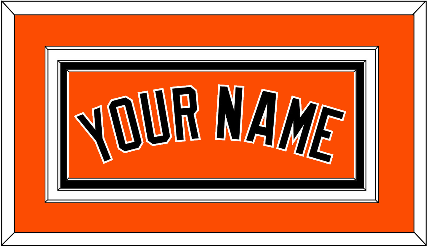 Baltimore Name - Alternate Orange - Premier Tier 2