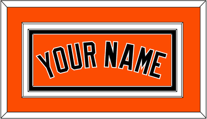 Baltimore Name - Alternate Orange - Premier Tier 2