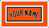 Baltimore Name - Alternate Orange - Triple Mat 2