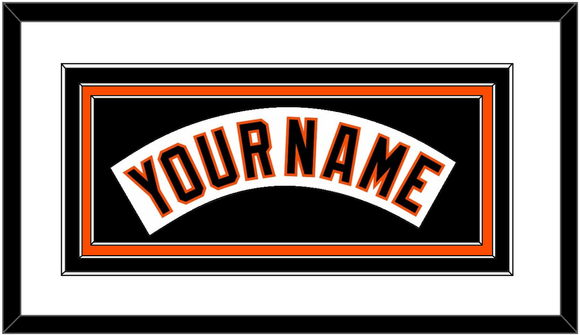 Baltimore Nameplate - Home White (1995-1997) - Triple Mat 1