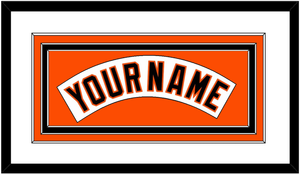 Baltimore Nameplate - Home White (1995-1997) - Triple Mat 2