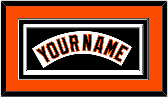 Baltimore Nameplate - Home White (1995-1997) - Triple Mat 3