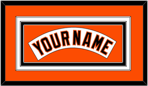 Baltimore Nameplate - Home White (1995-1997) - Triple Mat 4