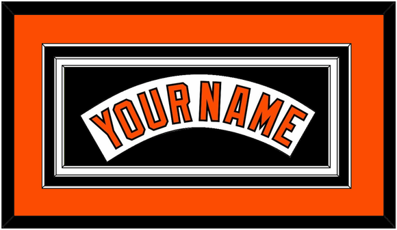 Baltimore Nameplate - Home White (1978-1988) - Triple Mat 3