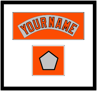 Baltimore Nameplate & World Series Jersey Patch - Road Gray (1978-1988) - Essential Tier 1