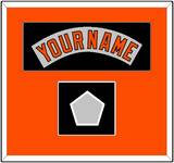 Baltimore Nameplate & World Series Jersey Patch - Road Gray (1978-1988) - Single Mat 3