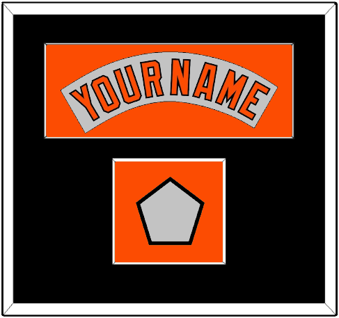Baltimore Nameplate & World Series Jersey Patch - Road Gray (1978-1988) - Essential Tier 4