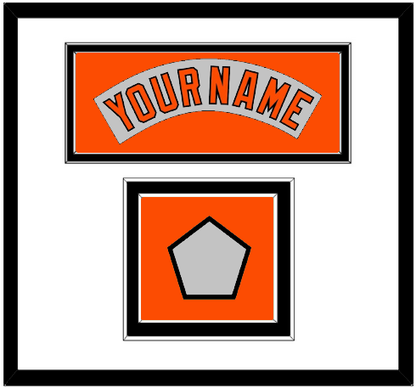 Baltimore Nameplate & World Series Jersey Patch - Road Gray (1978-1988) - Signature Tier 1