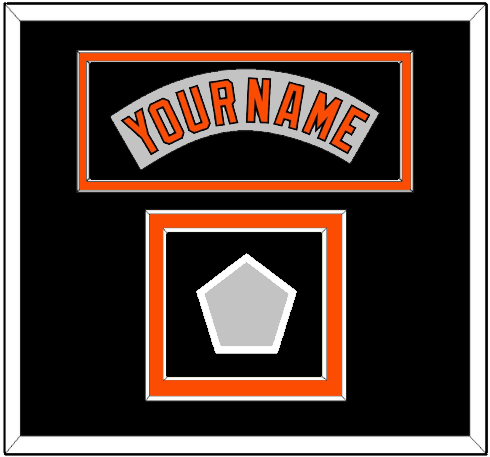 Baltimore Nameplate & World Series Jersey Patch - Road Gray (1978-1988) - Signature Tier 4