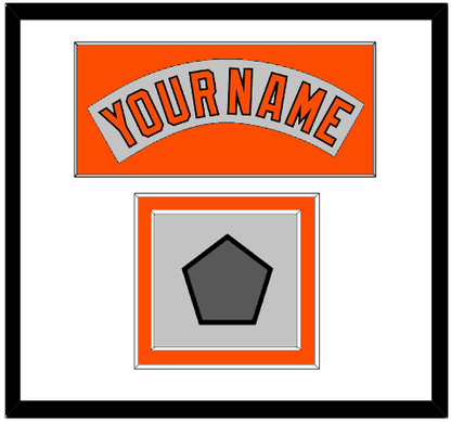 Baltimore Nameplate & World Series Jersey Patch - Road Gray (1978-1988) - Signature Tier 5
