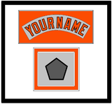 Baltimore Nameplate & World Series Jersey Patch - Road Gray (1978-1988) - Double Mat 5