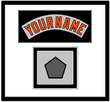 Baltimore Nameplate & World Series Jersey Patch - Road Gray (1978-1988) - Double Mat 6