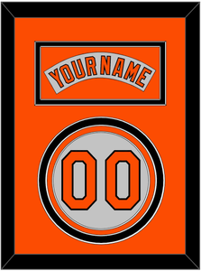 Baltimore Nameplate & Number - Road Gray (1978-1988) - Triple Mat 3