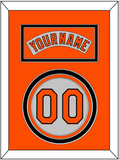 Baltimore Nameplate & Number - Road Gray (1978-1988) - Triple Mat 3