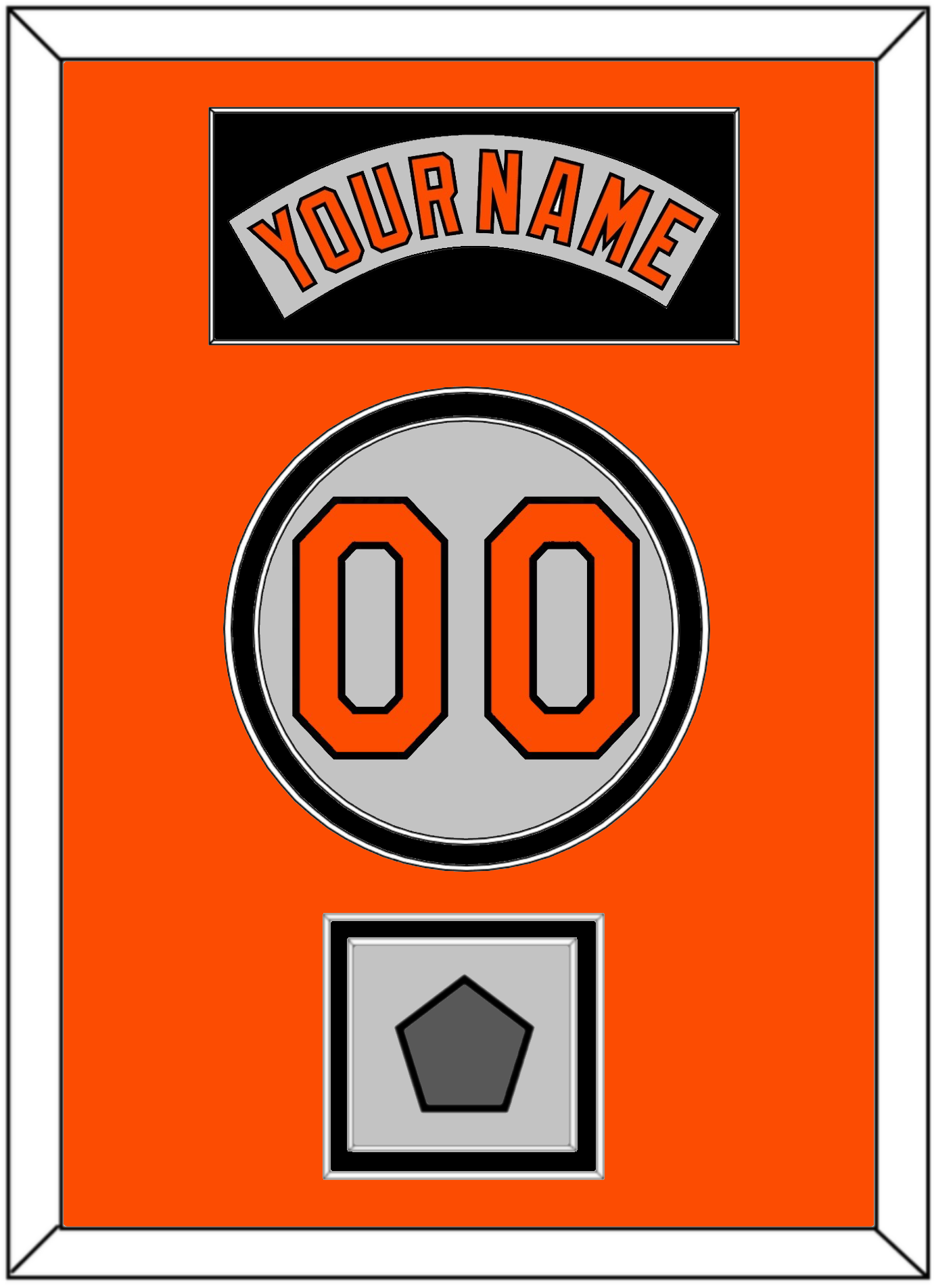 Baltimore Nameplate, Number & World Series Jersey Patch - Road Gray (1978-1988) - Signature Tier 3