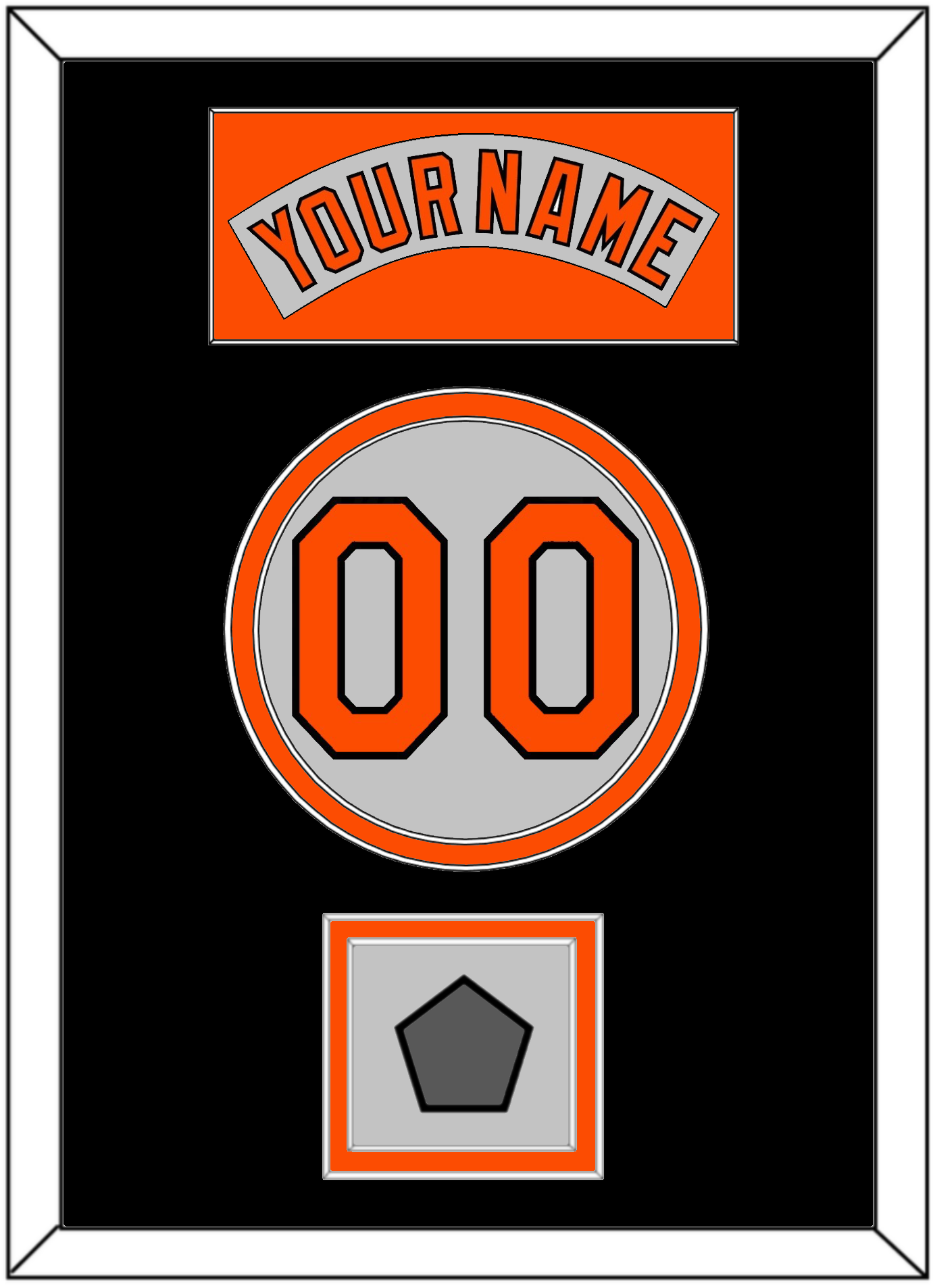 Baltimore Nameplate, Number & World Series Jersey Patch - Road Gray (1978-1988) - Signature Tier 4