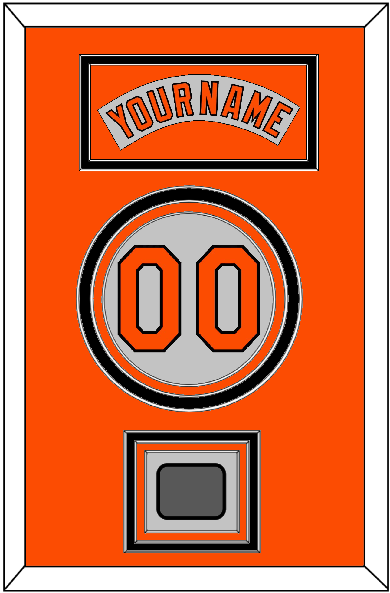 Baltimore Nameplate, Number & World Series Jersey Patch - Road Gray (1978-1988) - Premier Tier 3