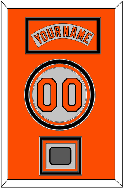 Baltimore Nameplate, Number & World Series Jersey Patch - Road Gray (1978-1988) - Premier Tier 3
