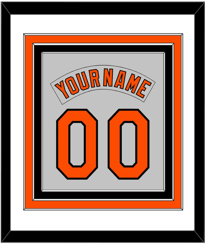Baltimore Nameplate & Number Combined - Road Gray (1978-1988) - Premier Tier 1