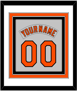 Baltimore Nameplate & Number Combined - Roadgray (1978-1988) - Triple Mat 1